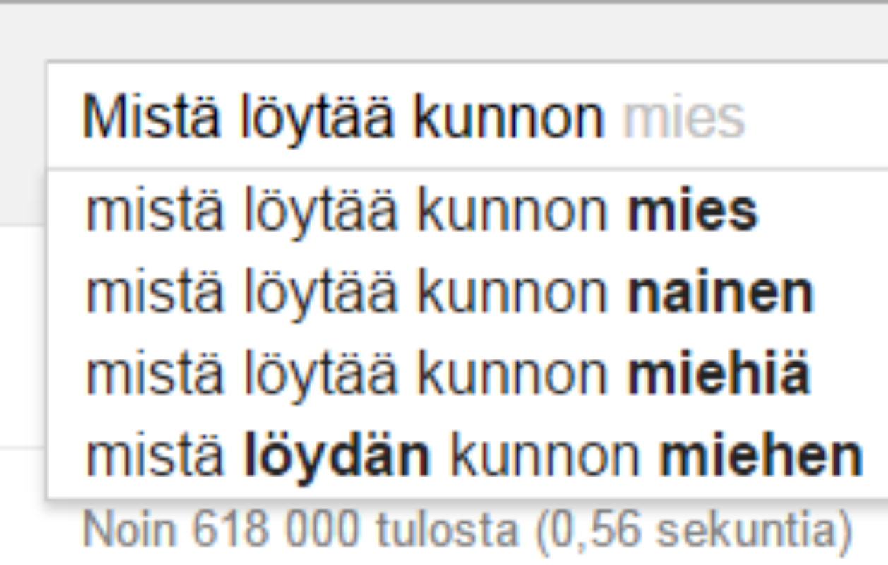 Suomalaiset etsivät tiiviisti parisuhdeneuvoja Googlesta. Vastasimme yleisimpiin kysymyksiin.